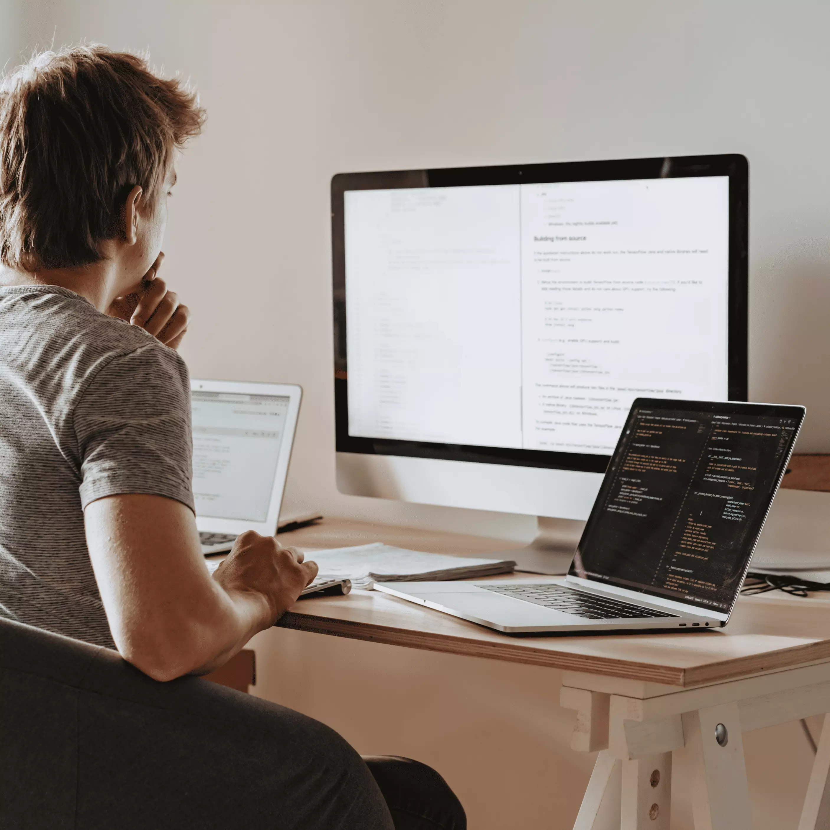Backend interface for data logic layer management