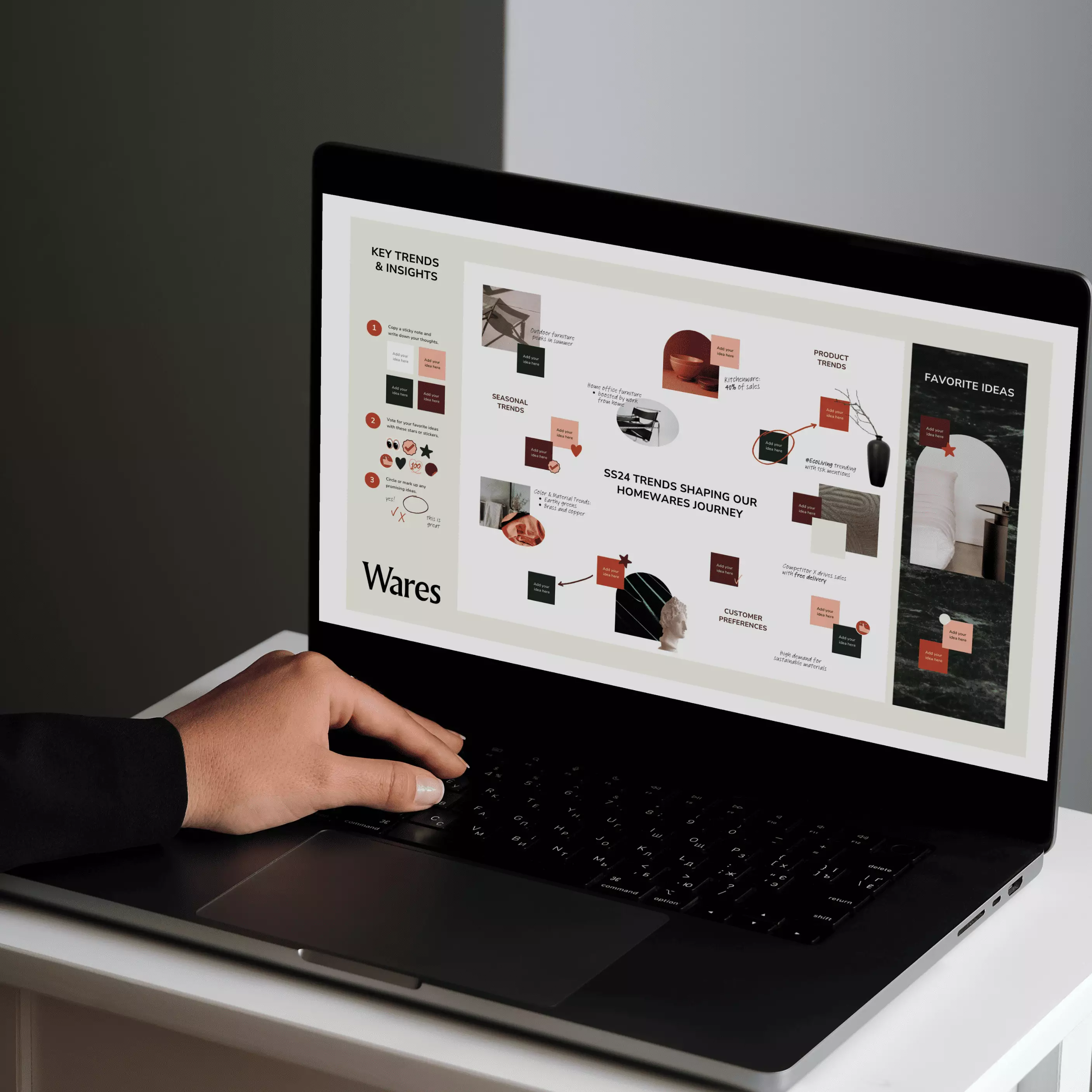 Responsive image gallery layout on a business website