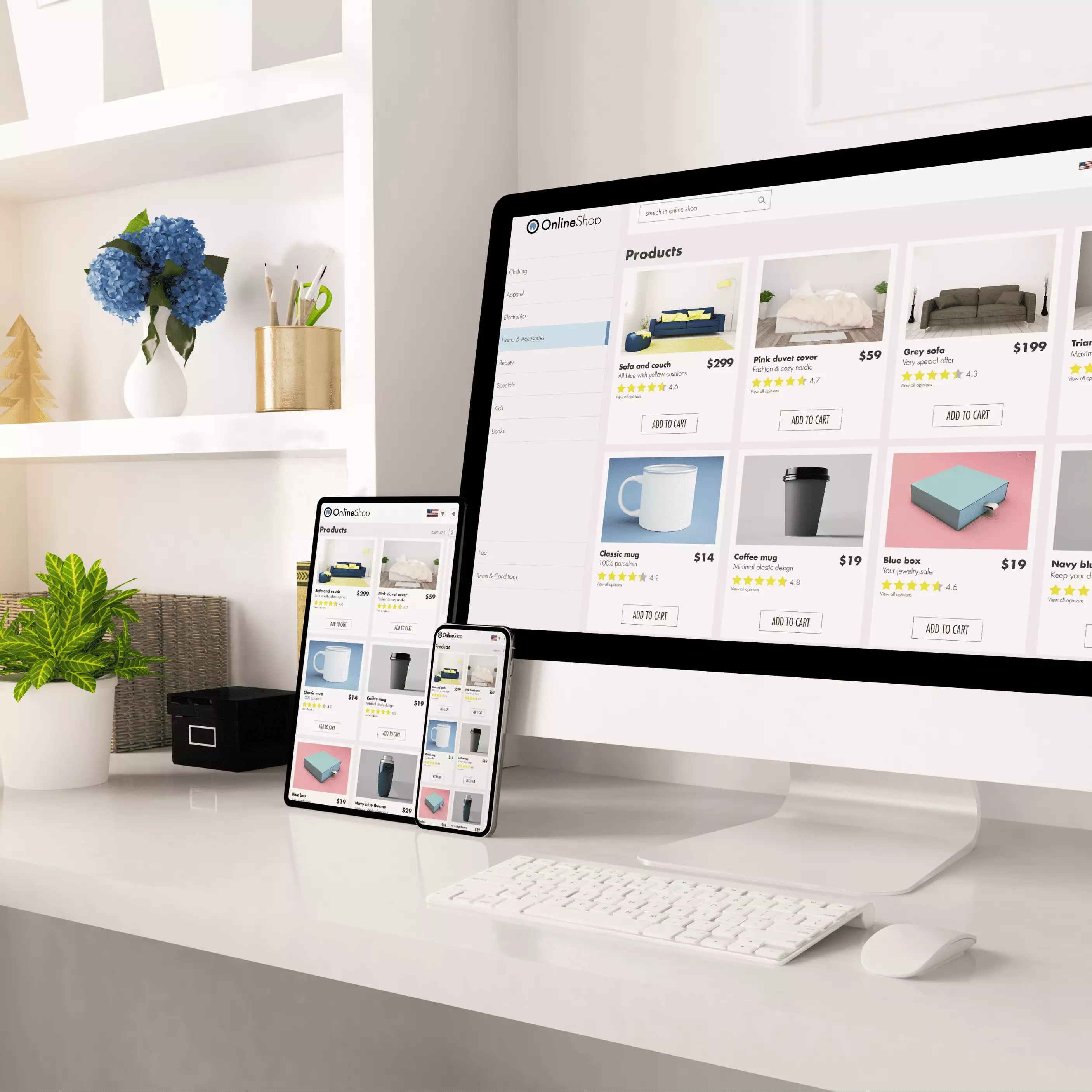 Video and photo slider on WebEd-powered website